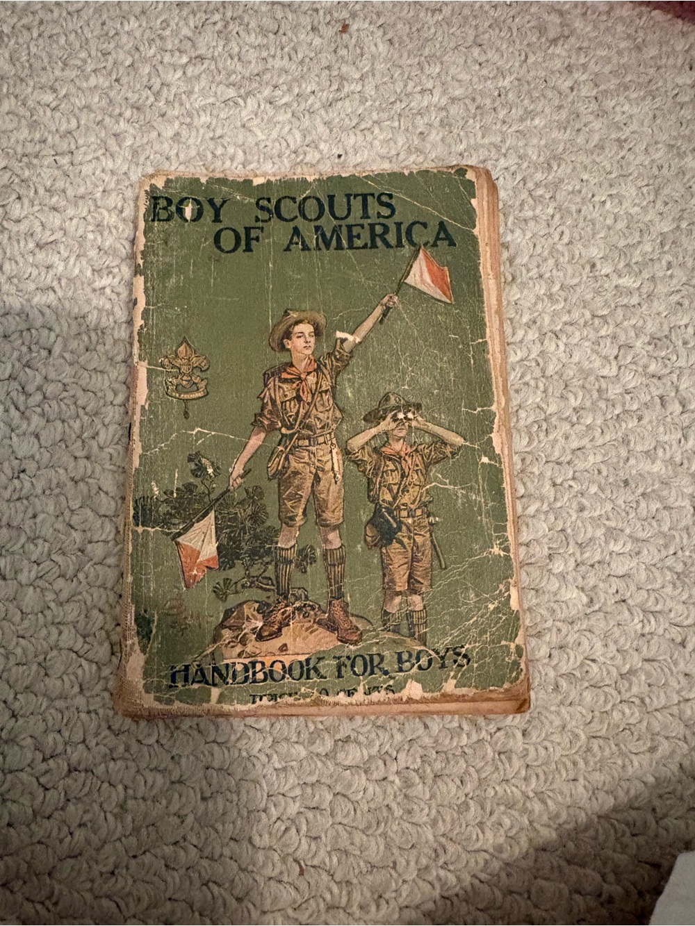Vintage Boy Scouts handbook used